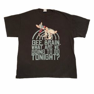 Vintage Pinky and The Brain Double Sided T Shirt
